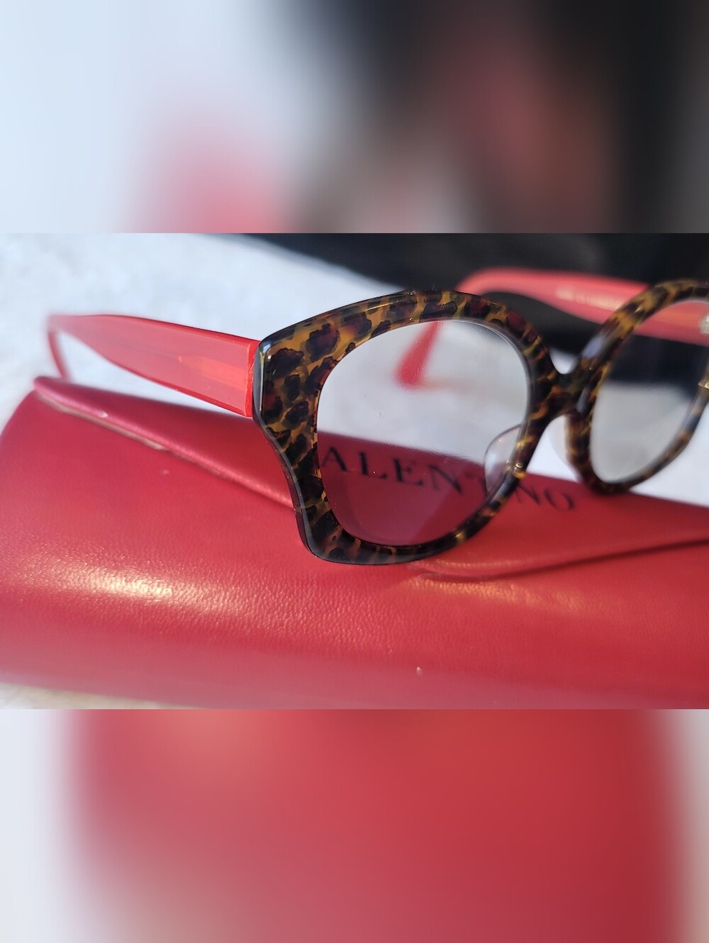 DaVette Gertie C1 Handmade France Eyeglasses  Limited Edition Red/Tortoise Shell